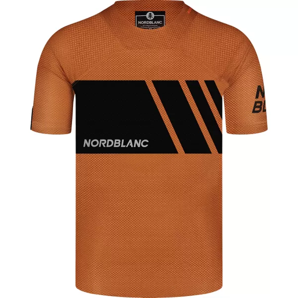  Funktionelles Radsport-T-Shirt für Herren NORDBLANC MUD NBSMF8083 BRAUN 