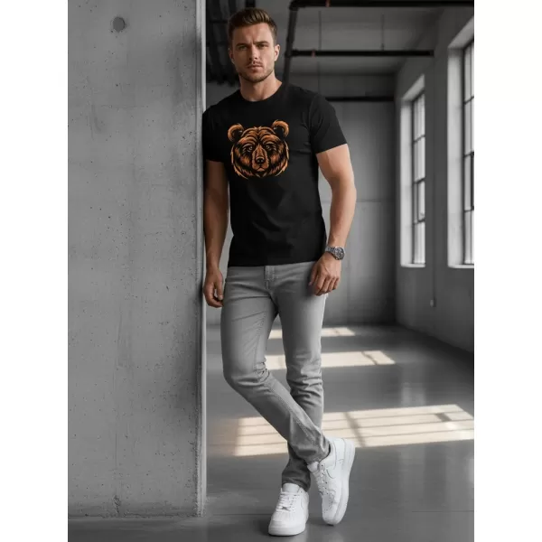  Herren-T-Shirt DSTREET NX043R SCHWARZ 