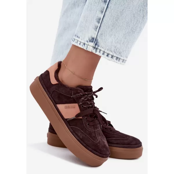  Damen-Sneaker BIG STAR SHOES UU274770 BRAUNE/BEIGE SCHATTEN 