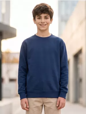 Kinder-Sweatshirt MALFINI CREW 427 MITTERNACHTSBLAU