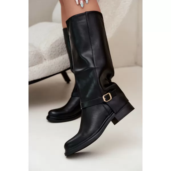  Damenstiefel BOTO 5858 SCHWARZ 