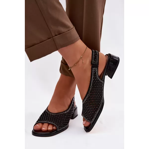  Damensandalen D&A CR61-3131 SCHWARZ 