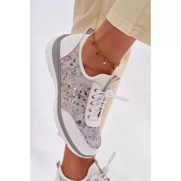  Damen-Sneaker D&A GR61-5990 WEIß 