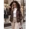 Damenjacke DSTREET TY5744 BRAUN