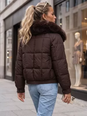 Damenjacke DSTREET TY6040 BRAUN