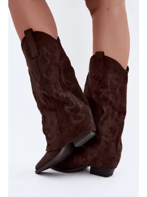 Damenstiefel BOTO CLS-613 SCHOKOLADE