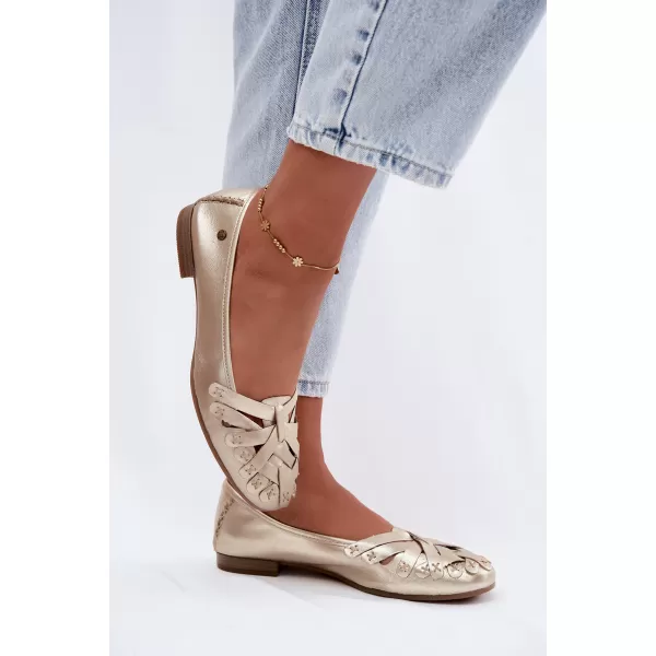  Ballerinas für Damen MACIEJKA P7542-41/00-0 PLATIN 
