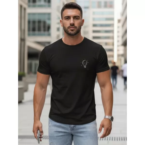  Herren-T-Shirt DSTREET NX0137R-BK SCHWARZ 