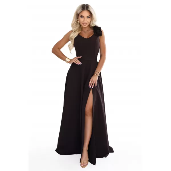  Kleid NUMOCO 643-10 SCHOKOLADENBRAUN 