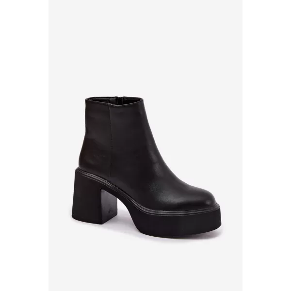  Damen-Stiefeletten BOTO 5303 SCHWARZ 