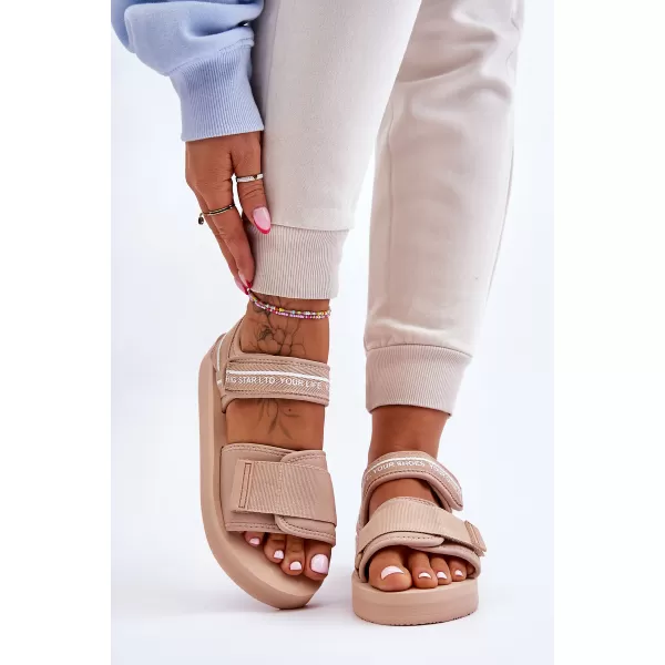  Damensandalen BIG STAR SHOES LL274787 BEIGE 