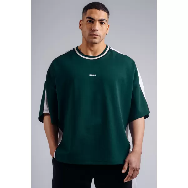 Übergroßes T-Shirt NEBBIA PRIMAL 869 DUNKELGRÜN 