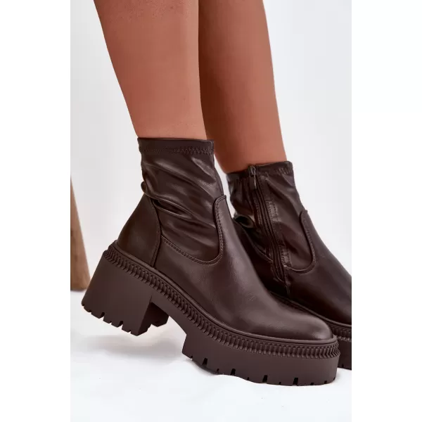  Damen-Stiefeletten BOTO 9670A LILA 