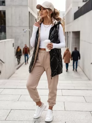 Damenweste DSTREET TY5904 SCHWARZ