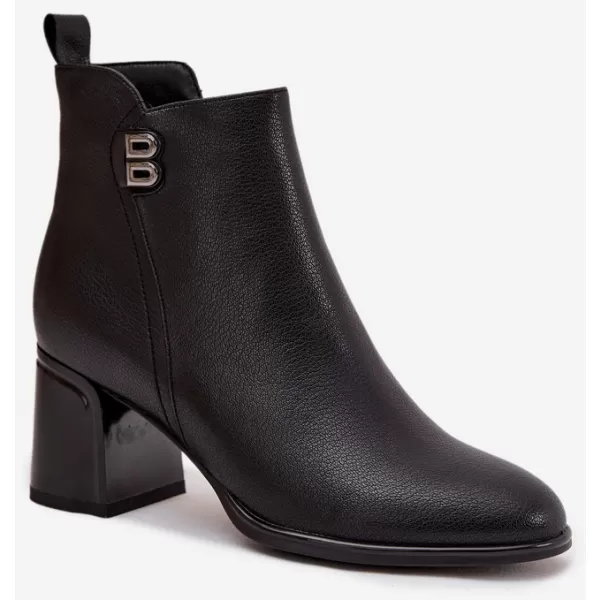  Damen-Stiefeletten BOTO 25BT24-9213 SCHWARZ 