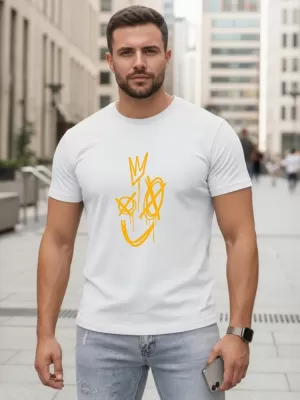 Herren-T-Shirt DSTREET NX0138R-WH WEIß
