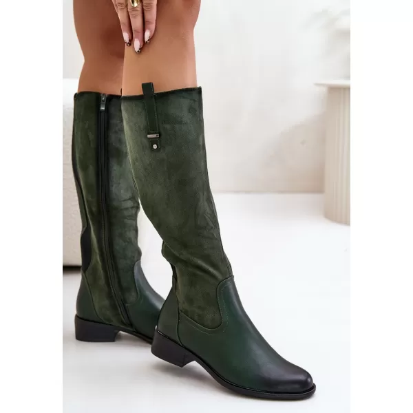  Damenstiefel BOTO ASA198-22 OLIVE 