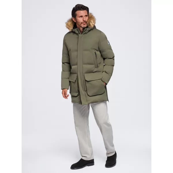  Herrenparka OMBRE OM-JALJ-0310 DUNKLES OLIV 