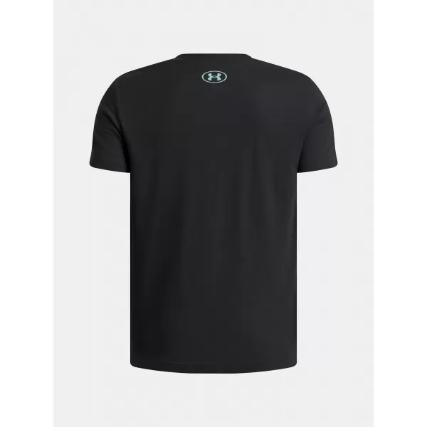  T-Shirt für Jungen UNDER ARMOUR B LOGO WM COLLAGE SS 6009271-001 SCHWARZ 