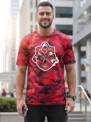 Herren-T-Shirt DSTREET NX2003R-RD-M ROT