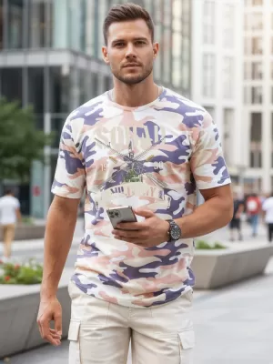 Herren-T-Shirt DSTREET NX2005R-BT-M BEIGE