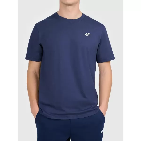  Funktions-T-Shirt für Herren 4F WAW25TFTSM1526 DENIM 