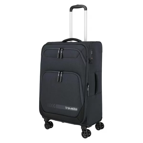  Koffer TRAVELITE Kick Off 4w M exp ANTHRAZIT 