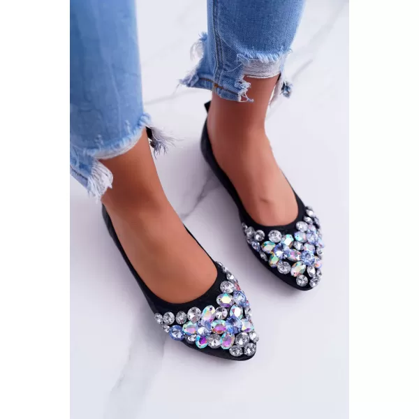  Ballerinas für Damen BOTO CC87 SCHWARZ 