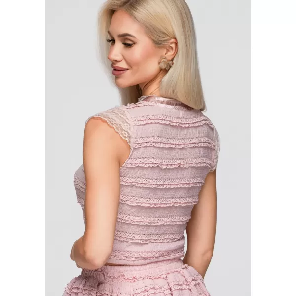  Damenbluse OMBRE OW-TS-E0066 ROSA 
