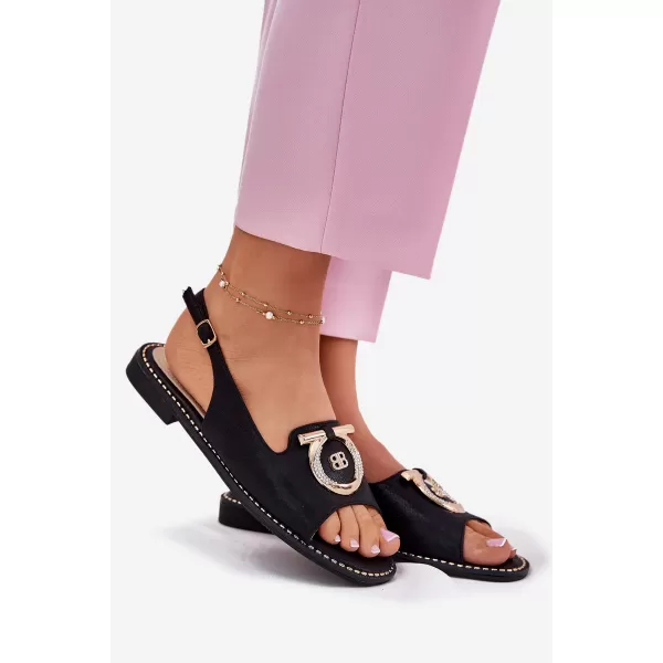  Damensandalen S.BARSKI KV51-003 SCHWARZ 