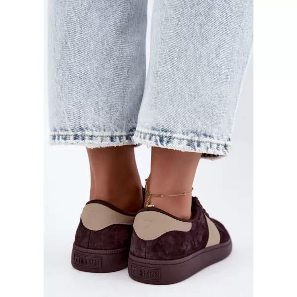  Damen-Sneaker BIG STAR SHOES UU274438 BRAUNE/BEIGE SCHATTEN 