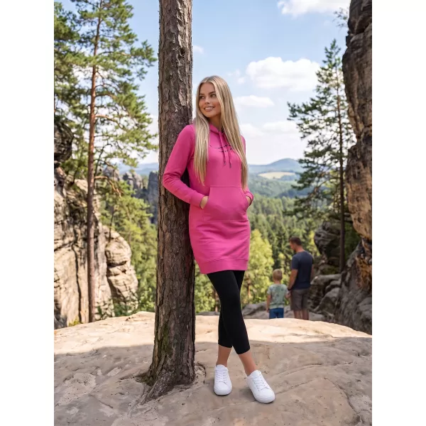  Erweitertes Damen-Sweatshirt ALTISPORT ALW001419 MAGENTA 