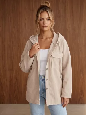 Damenjacke DSTREET TY6051 BEIGE