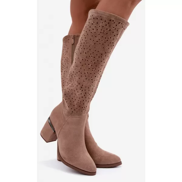  Damenstiefel S.BARSKI HY62-8122 BEIGE 