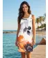 Hochwertiges Funktionskleid für Damen ALTISPORT VOJ/ALW117SAT01 SCHWARZ-ORANGE