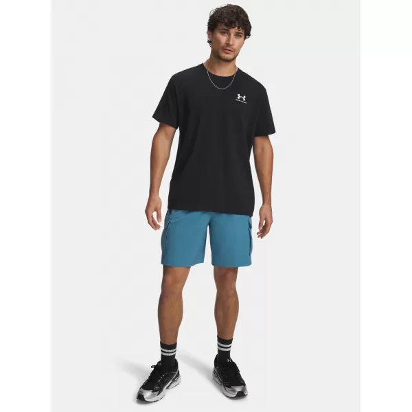  Herrenshorts UNDER ARMOUR VIBE WOVEN CARGO SHORT 1386560-466 BLAU 