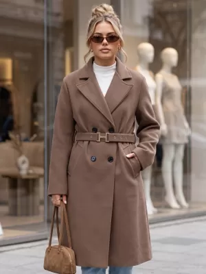 Damenmantel DSTREET NY0790 FANGO