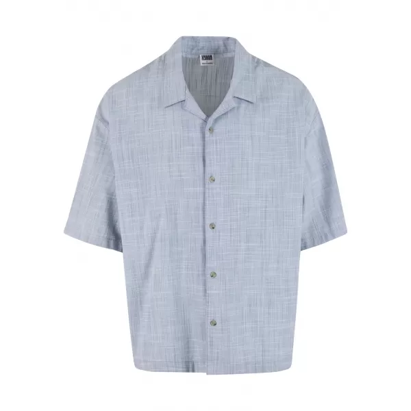  Herrenhemd URBAN CLASSICS TB7562 HELLBLAU/WEIß 
