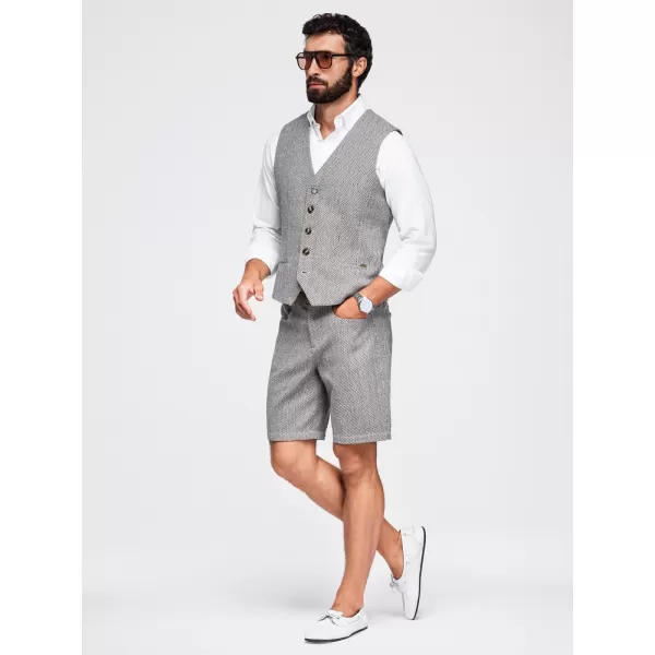  Herrenshorts OMBRE OM-SRCS-0189 BRAUNE MELANGE 