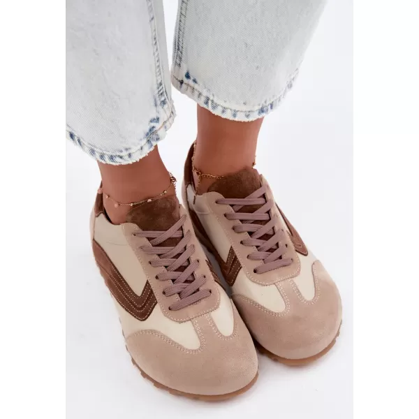  Damen-Sneaker ZAZOO N1400/ BRAUN 