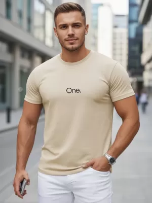 Herren-T-Shirt DSTREET NX5125R-BT BEIGE