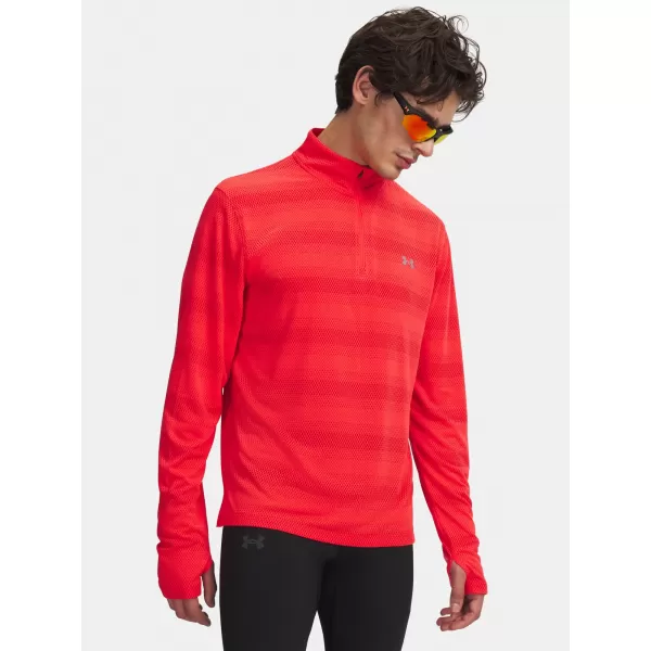  Herren-T-Shirt UNDER ARMOUR VELOCITI 1/4 ZIP 6010887-713 ROT 
