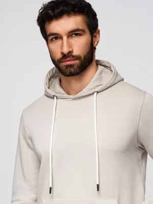 Herren-Sweatshirt OMBRE OM-SSBN-0270 HELLBEIGE