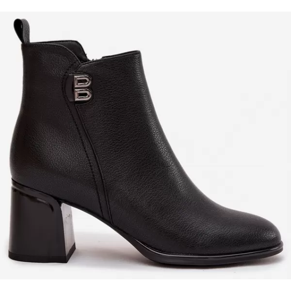  Damen-Stiefeletten BOTO 25BT24-9213 SCHWARZ 