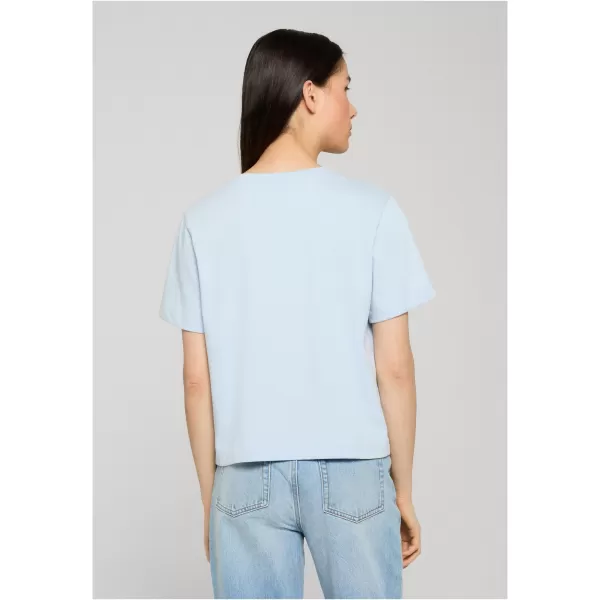  Damen-T-Shirt URBAN CLASSICS TB7494-21550 BLAU EINFRIEREN 