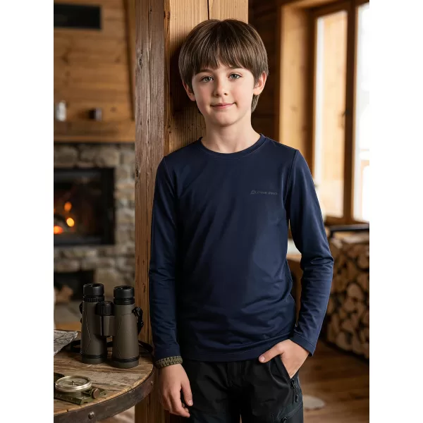  Kinder-T-Shirt ALPINE PRO LOUSO MONDBESCHIENENER OZEAN 