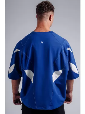 Übergroßes Pump-Cover-T-Shirt NEBBIA PRIMAL 871 BLAU