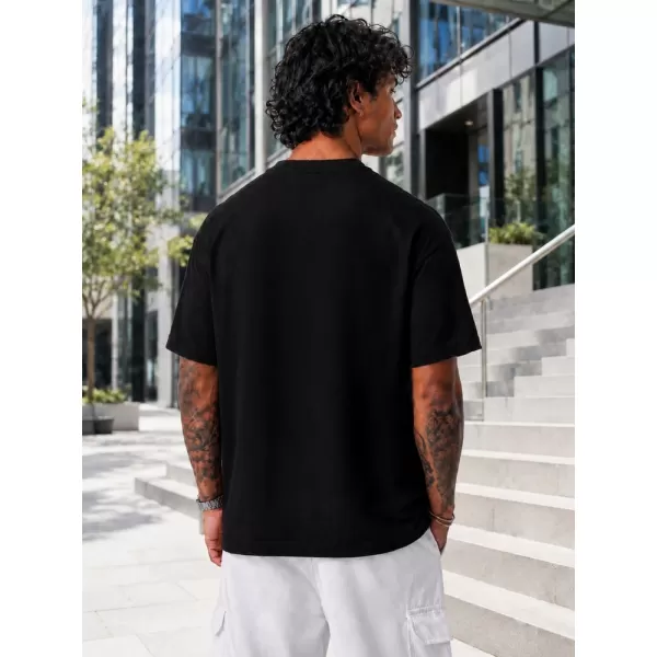  Herren-T-Shirt DSTREET NX1027R-BK-O SCHWARZ 