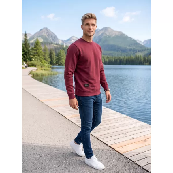  Herren-Sweatshirt ALTISPORT NP/ALMST43001 BURGUND 
