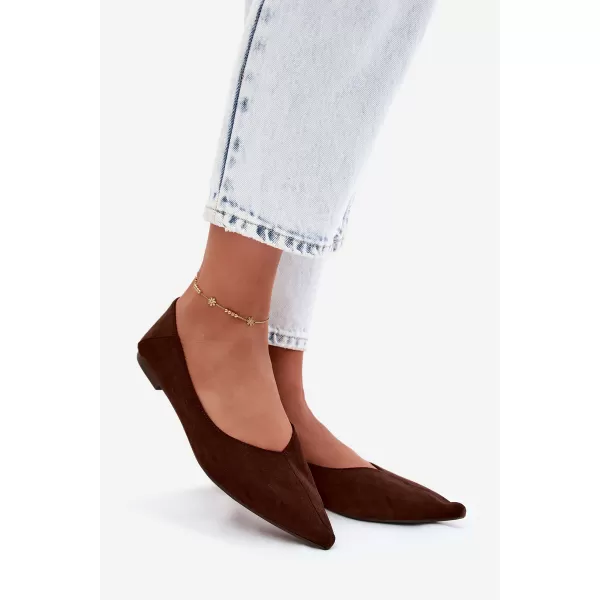  Ballerinas für Damen BOTO JH597 BRAUN 